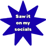 Starburst with Saw it on my socials